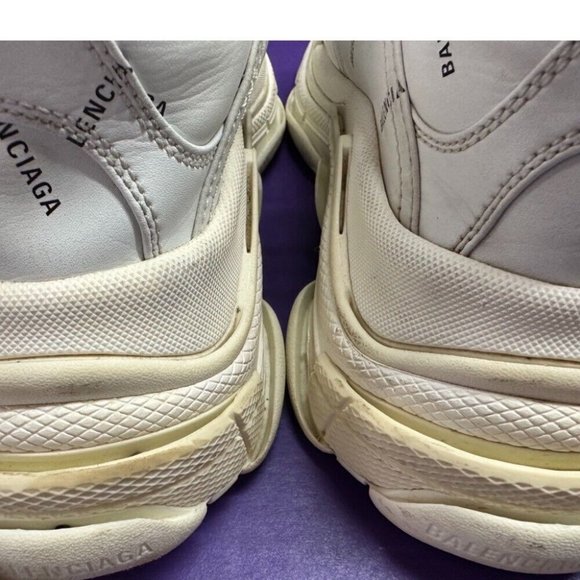 Balenciaga Triple S all over logo sneakers shoes 536737 MENS US 10 EUR 43 - Picture 7 of 12